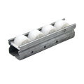 Sheet metal frame pallet roller track for pipe rack system